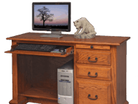 Single Pedestal Desk Dimension Four PA